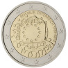 Autriche 2015 - 2 euro commémorative 30 ans du drapeau européen - Rouleau de 25 pièces