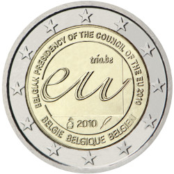 Belgique 2010 - 2 euro commémorative - Rouleau de 25 pièces
