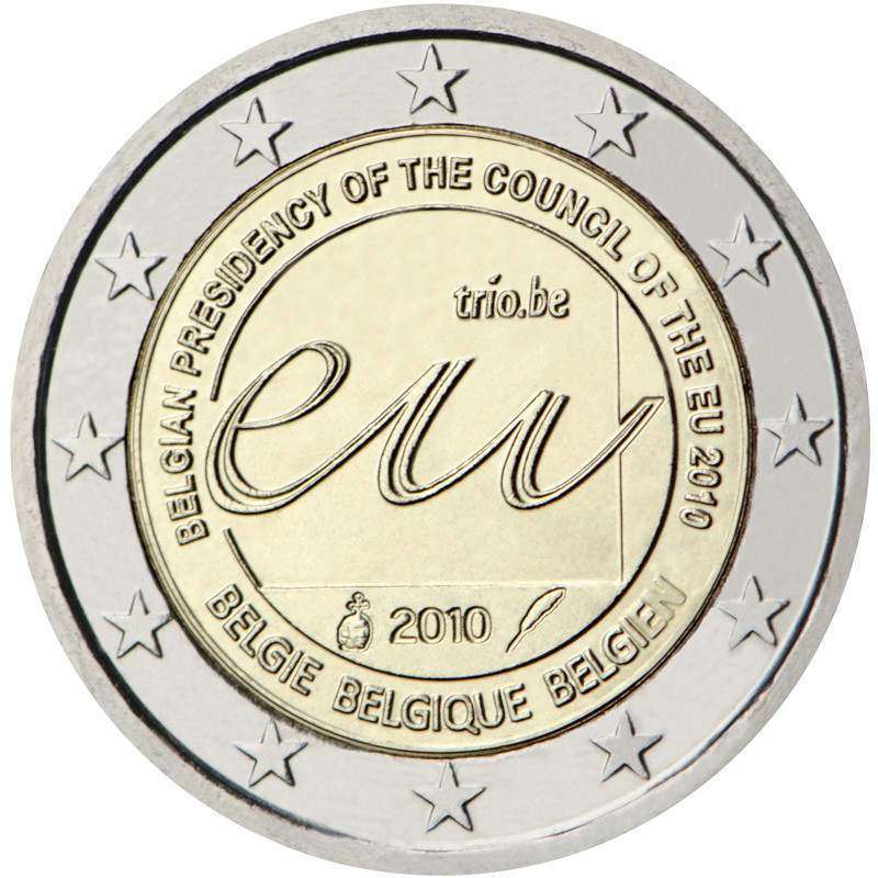 Belgique 2010 - 2 euro commémorative - Rouleau de 25 pièces