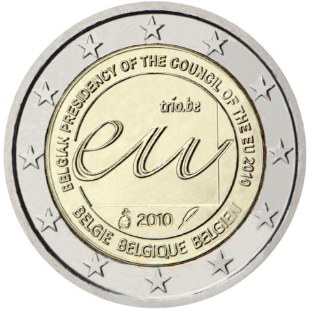 Belgique 2010 - 2 euro commémorative - Rouleau de 25 pièces