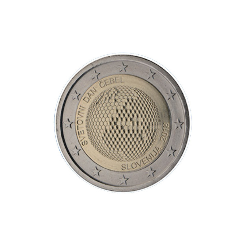 Slovénie 2018 - 2 euro commémorative Abeilles - Rouleau de 25 pièces