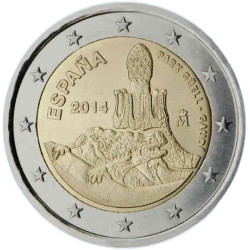 Espagne 2014 - 2 euro commémorative Gaudi - Rouleau de 25 pièces