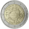 Autriche 2012 -  2 euro commémorative 10 ans de l'euro - Rouleau de 25 pièces
