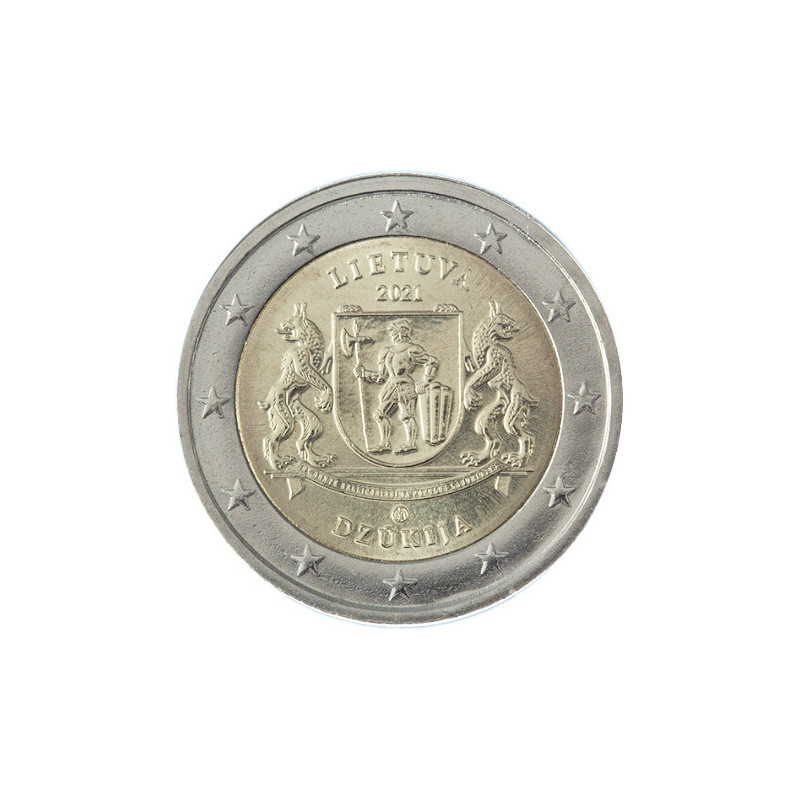 Lituanie 2021 - 2 euro commémorative Dzukija - Rouleau de 25 pièces