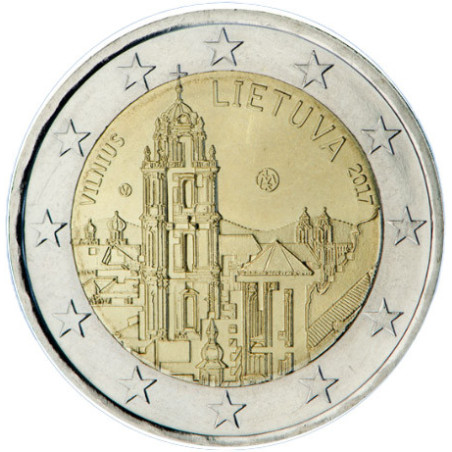 Lituanie 2017 - 2 euro commémorative Vilnius - Rouleau de 25 pièces