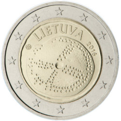 Lituanie 2016 - 2 euro commémorative Culture Baltique - Rouleau de 25 pièces