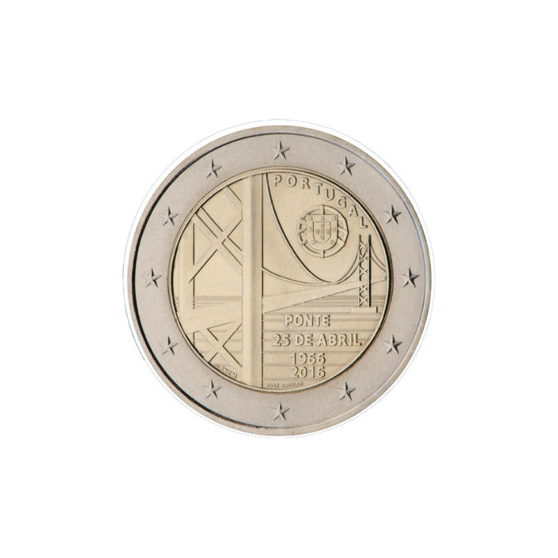 Portugal 2016 - 2 euro commémorative Pont - Rouleau de 25 pièces