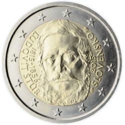 slovaquie 2015 - 2 euro commémorative Stur - Rouleau de 25 pièces