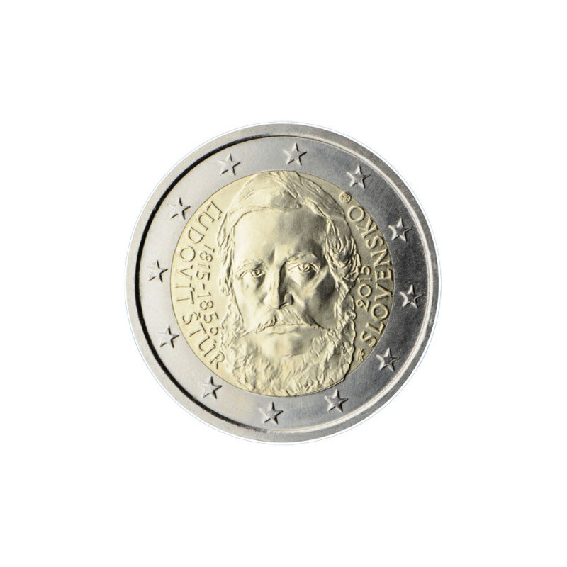 slovaquie 2015 - 2 euro commémorative Stur - Rouleau de 25 pièces