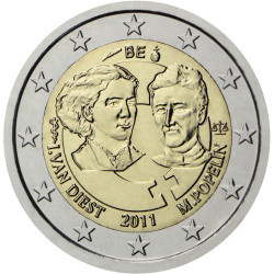 Belgique 2011 - 2 euro commémorative - Rouleau de 25 pièces