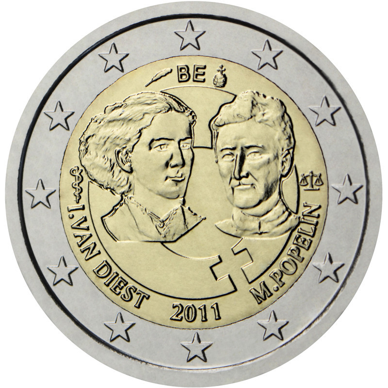 Belgique 2011 - 2 euro commémorative - Rouleau de 25 pièces