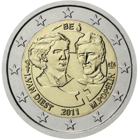 Belgique 2011 - 2 euro commémorative - Rouleau de 25 pièces