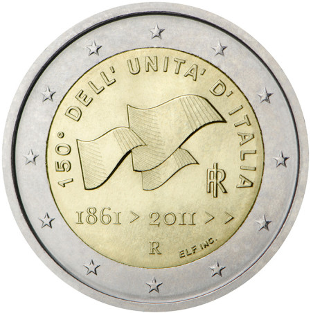 Italie 2011 - 2 euro commémorative - Rouleau de 25 pièces