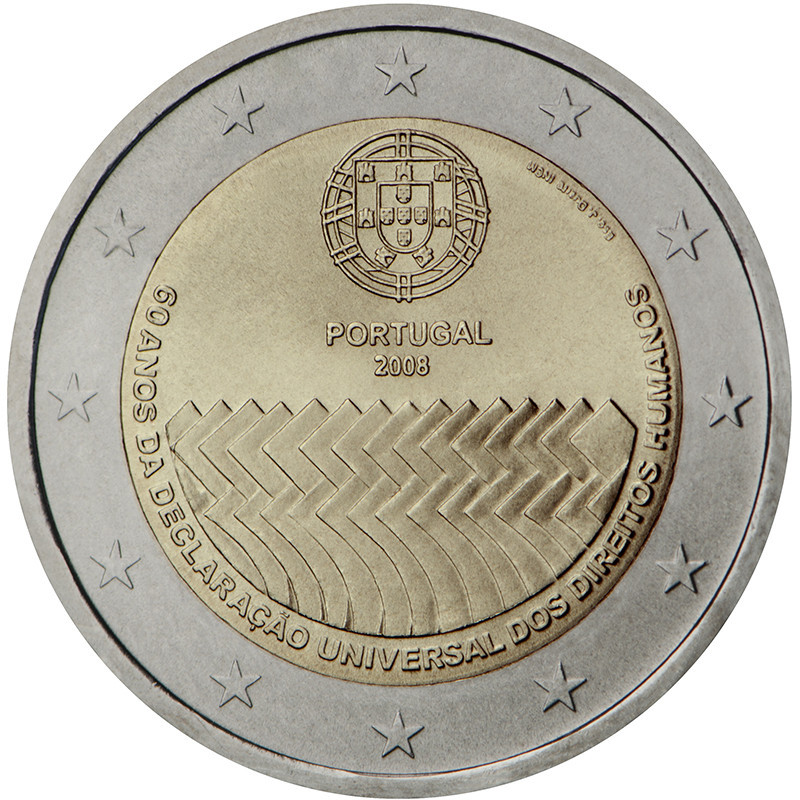 Portugal 2008 - 2 euro commémorative - Rouleau de 25 pièces
