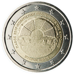 Chypre 2017 - 2 euro commémorative Paphos - Rouleau de 25 pièces