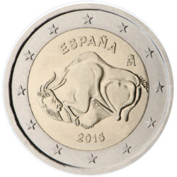 Espagne 2015 - 2 euro commémorative Altamira - Rouleau de 25 pièces