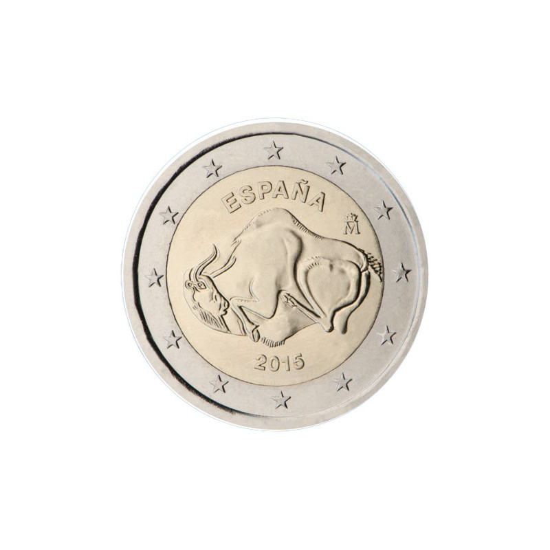 Espagne 2015 - 2 euro commémorative Altamira - Rouleau de 25 pièces