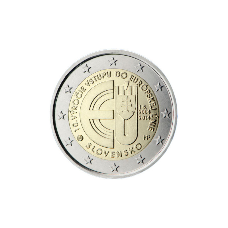 Slovaquie 2014 - 2 euro commémorative Union Européenne - Rouleau de 25 pièces