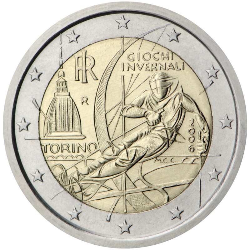 Italie 2006 - 2 euro commémorative - Rouleau de 25 pièces