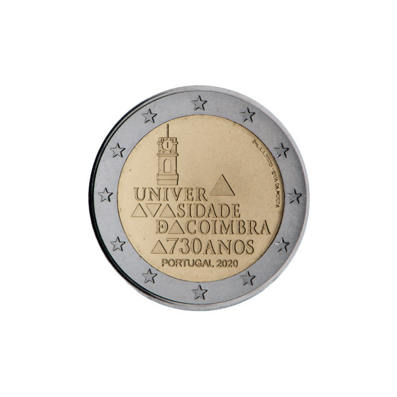 Portugal 2020 - 2 euro commémorative Coimbra - Rouleau de 25 pièces