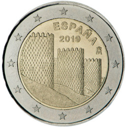 Espagne 2019 - 2 euro commémorative Avila - Rouleau de 25 pièces