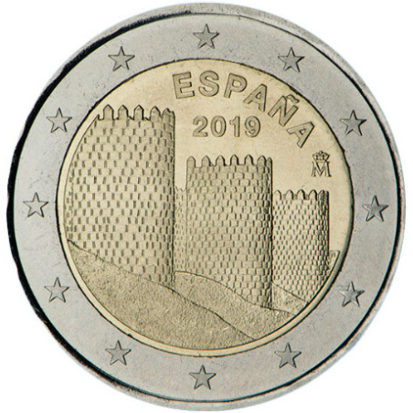 Espagne 2019 - 2 euro commémorative Avila - Rouleau de 25 pièces