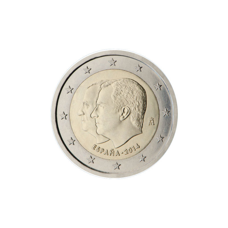Espagne 2014 - 2 euro commémorative Juan Carlos - Rouleau de 25 pièces