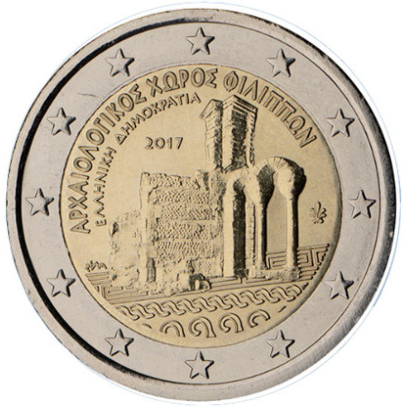 Grèce 2017 - 2 euro commémorative Philippi - Rouleau de 25 pièces