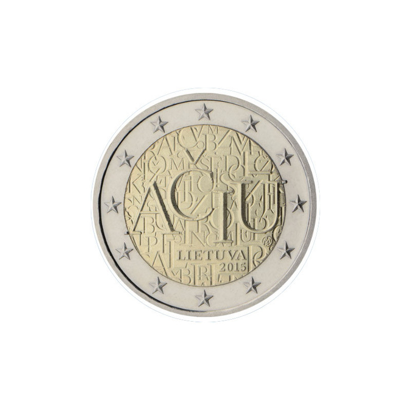 Lituanie 2015 - 2 euro commémorative ACIU - Rouleau de 25 pièces