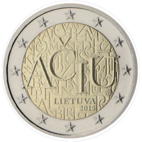 Lituanie 2015 - 2 euro commémorative ACIU - Rouleau de 25 pièces