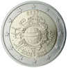 Estonie 2012 - 2 euro commémorative 10 ans de l'euro - Rouleau de 25 pièces