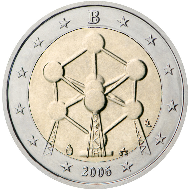Belgique 2006 - 2 euro commémorative - Rouleau de 25 pièces