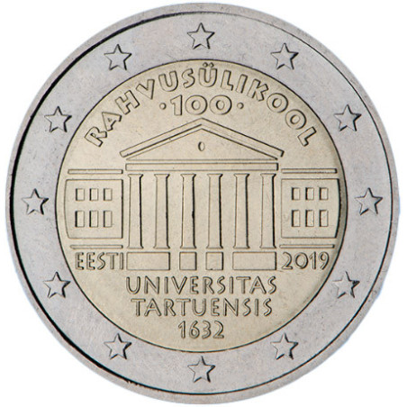 Estonie 2019 - 2 euro commémorative Tartu - Rouleau de 25 pièces