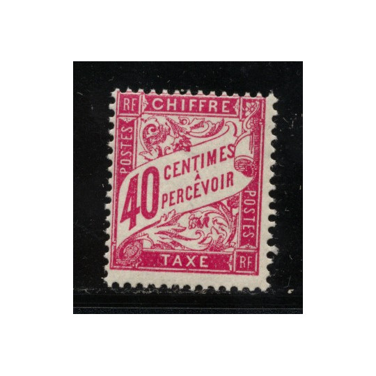 Timbre Taxe N°47 Neuf* 1908-1925 - Cote 450 Euros, Signé, Collection