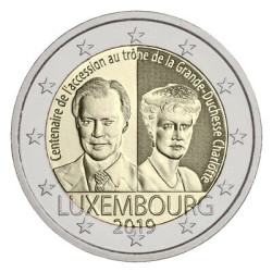 Luxembourg 2019 - 2 euro commémorative Charlotte - Rouleau de 25 pièces