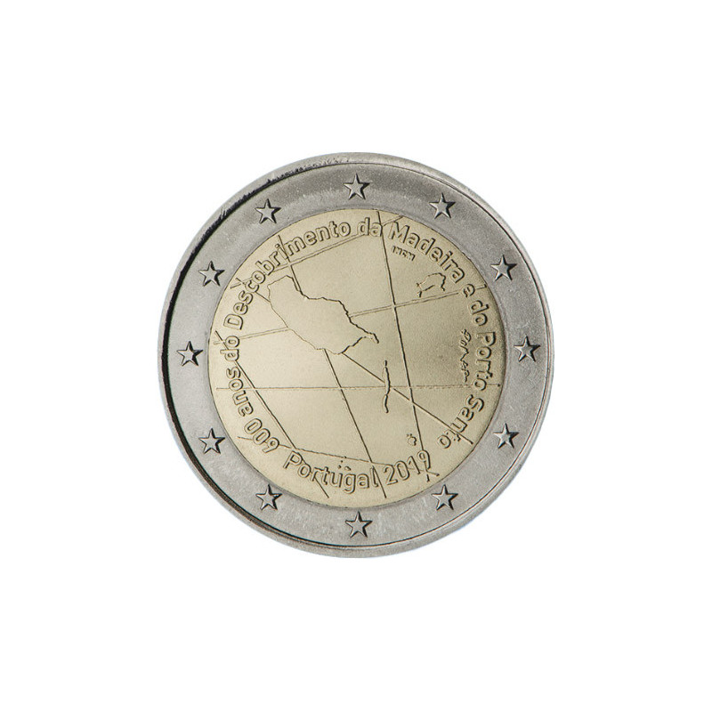 Portugal 2019 - 2 euro commémorative Madère - Rouleau de 25 pièces