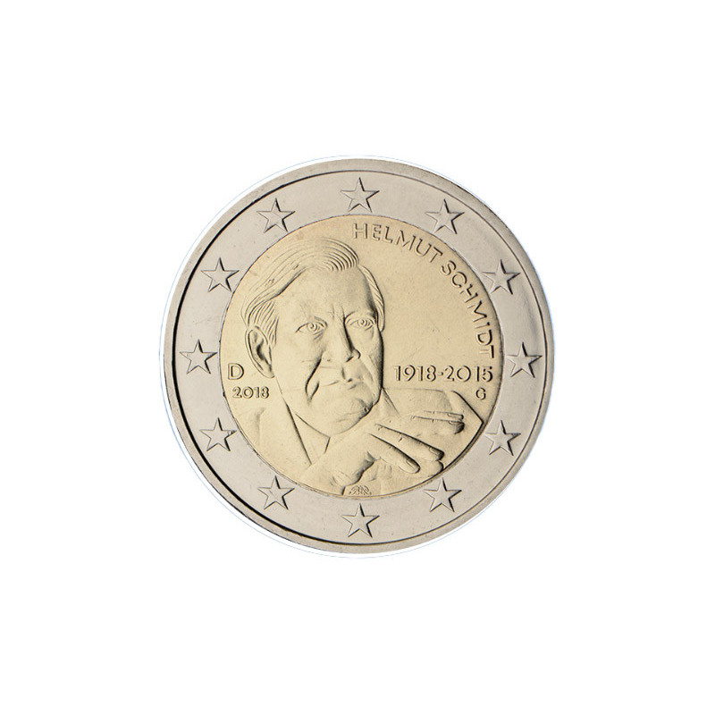 Allemagne 2018 - 2 euro commémorative Helmut - Rouleau de 25 pièces