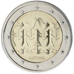 Lituanie 2018 - 2 euro commémorative danse - Rouleau de 25 pièces