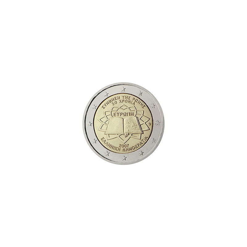 Grèce 2007 Traité de Rome - 2 euro commémorative - Rouleau de 25 pièces