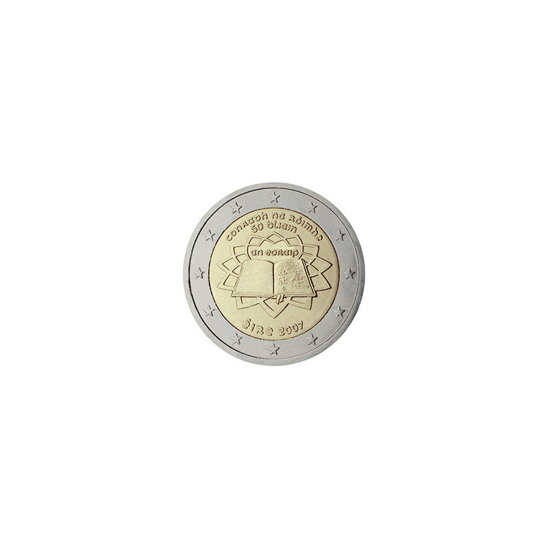 Irlande 2007 Traité de Rome - 2 euro commémorative - Rouleau de 25 pièces