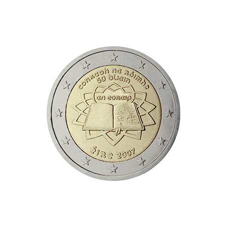 Irlande 2007 Traité de Rome - 2 euro commémorative - Rouleau de 25 pièces