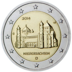 Allemagne 2014 - 2 euro commémorative Eglise Saint Michel - Rouleau de 25 pièces