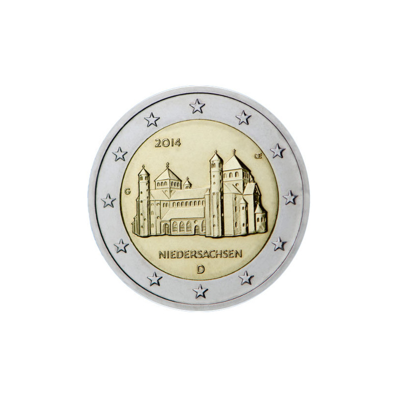 Allemagne 2014 - 2 euro commémorative Eglise Saint Michel - Rouleau de 25 pièces
