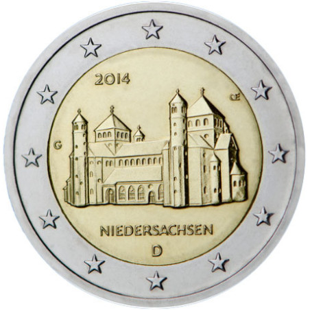 Allemagne 2014 - 2 euro commémorative Eglise Saint Michel - Rouleau de 25 pièces