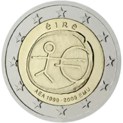 Irlande 2009 - 2 euro commémorative 10 ans de la zone euro - Rouleau de 25 pièces