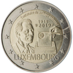 Luxembourg 2019 - 2 euro commémorative Suffrage - Rouleau de 25 pièces