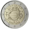 Slovaquie 2012 - 2 euro commémorative 10 ans de l'euro - Rouleau de 25 pièces