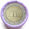 Rouleau de 25 pièces de 2 euros commémoratives – Italie 2007 – Traité de Rome – recto