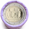 Rouleau de 25 pièces de 2 euros commémoratives – Italie 2018 – Constitution – recto