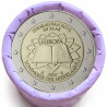 Rouleau de 25 pièces de 2 euros commémoratives – Pays-Bas 2007 – Traité de Rome – recto